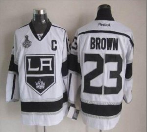 Jerseys Factory Cheap Kings #23 Dustin Brown 2012 Stanley Cup Fi