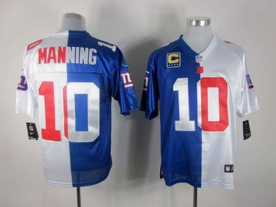 Jerseys Factory Cheap Nike Giants #10 Eli Manning Royal Blue/Whi