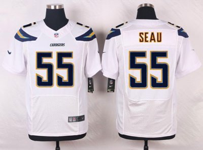 Jerseys Factory Cheap Nike Chargers #55 Junior Seau White Men's