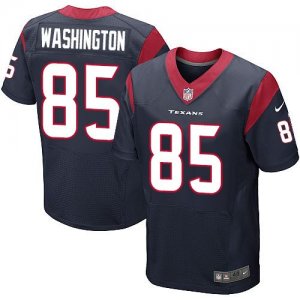Jerseys Factory Cheap Nike Texans #85 Nate Washington Navy Blue