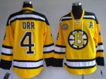 Jerseys Factory Cheap Bruins #4 Bobby Orr Embroidered Winter Cla