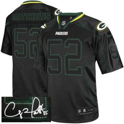 Jerseys Factory Cheap Nike Packers #52 Clay Matthews Lights Out