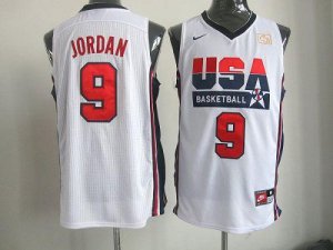 Jerseys Factory Cheap Nike Team USA #9 Michael Jordan White 2012