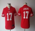 Jerseys Factory Cheap Nike 49ers #17 A.J. Jenkins Red Team Color