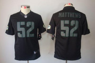 Jerseys Factory Cheap Nike Packers #52 Clay Matthews Black Impac