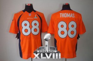 Jerseys Factory Cheap Nike Broncos #88 Demaryius Thomas Orange T
