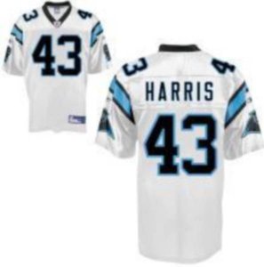 Jerseys Factory Cheap Panthers #43 Chris Harris White Stitched N
