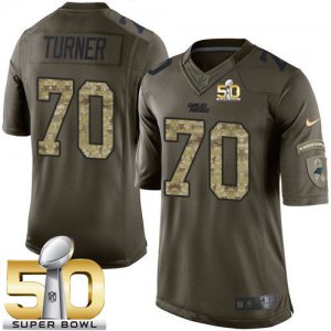 Jerseys Factory Cheap Nike Panthers #70 Trai Turner Green Super