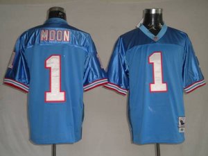 Jerseys Factory Cheap Mitchell & Ness Oilers #1 Warren Moon Baby