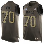 Jerseys Factory Cheap Nike Bills #70 Eric Wood Green Men's Stitc
