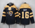 Jerseys Factory Cheap Nike Rams #16 Jared Goff Navy Blue Player
