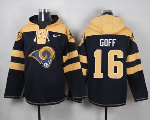 Jerseys Factory Cheap Nike Rams #16 Jared Goff Navy Blue Player