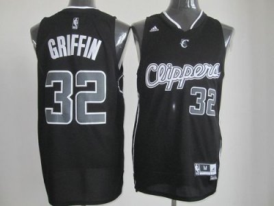 Jerseys Factory Cheap Clippers #32 Blake Griffin Black Shadow Em