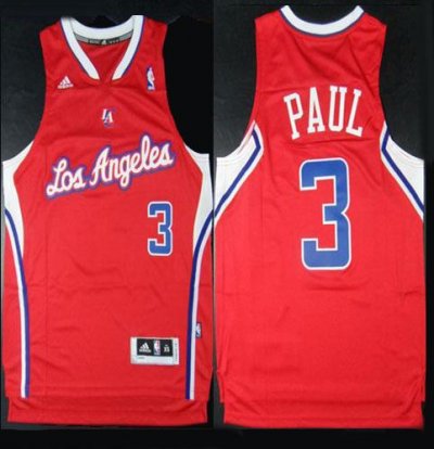 Jerseys Factory Cheap Clippers #3 Chris Paul Red Revolution 30 E