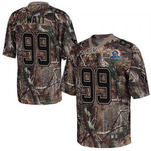 Jerseys Factory Cheap Nike Texans #99 J.J. Watt Camo With Hall o