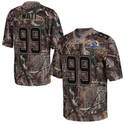 Jerseys Factory Cheap Nike Texans #99 J.J. Watt Camo With Hall o