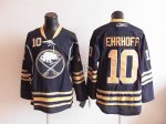 Jerseys Factory Cheap Sabres #10 Christian Ehrhoff Navy Blue Emb