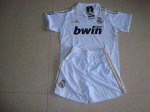 Jerseys Factory Cheap Real Madrid Blank 2011/2012 White Home Kid