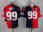 Jerseys Factory Cheap Nike Texans #99 J.J. Watt Navy Blue/Red Wi