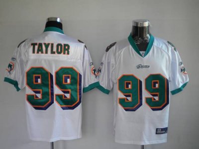 Jerseys Factory Cheap Dolphins Jason Taylor #99 White Stitched N