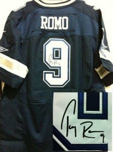 Jerseys Factory Cheap Nike Cowboys #9 Tony Romo Navy Blue Team C
