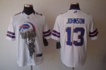 Jerseys Factory Cheap Nike Bills #13 Steve Johnson White Men's E