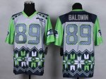 Jerseys Factory Cheap Nike Seahawks #89 Doug Baldwin Grey Men's