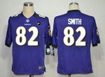 Jerseys Factory Cheap Nike Ravens #82 Torrey Smith Purple Team C