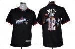 Jerseys Factory Cheap Nike Patriots #12 Tom Brady Black Men's NF