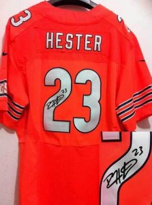Jerseys Factory Cheap Nike Bears #23 Devin Hester Orange Alterna