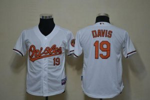 Jerseys Factory Cheap Orioles #19 Chris Davis White Cool Base Em