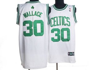 Jerseys Factory Cheap Celtics #30 Rasheed Wallace Embroidered Wh