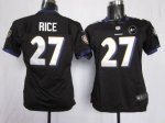 Jerseys Factory Cheap Nike Ravens #27 Ray Rice Black Alternate W
