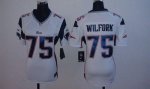 Jerseys Factory Cheap Nike Patriots #75 Vince Wilfork White Wome