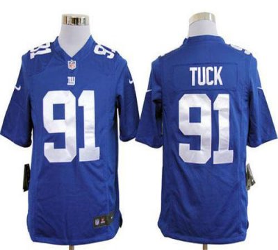 Jerseys Factory Cheap Nike Giants #91 Justin Tuck Royal Blue Tea