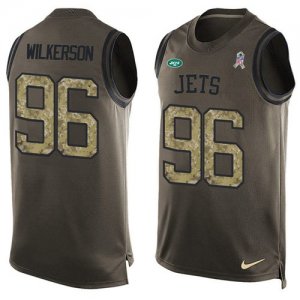 Jerseys Factory Cheap Nike Jets #96 Muhammad Wilkerson Green Men