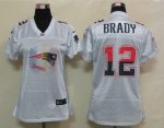 Jerseys Factory Cheap Nike Patriots #12 Tom Brady White Women's
