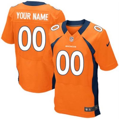 Jerseys Factory Cheap Nike Denver Broncos Customized Orange Embr