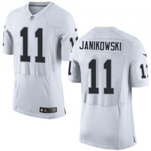 Jerseys Factory Cheap Nike Raiders #11 Sebastian Janikowski Whit