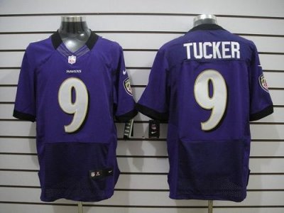 Jerseys Factory Cheap Nike Ravens #9 Justin Tucker Purple Team C