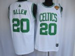 Jerseys Factory Cheap Celtics #20 Ray Allen Stitched White Final
