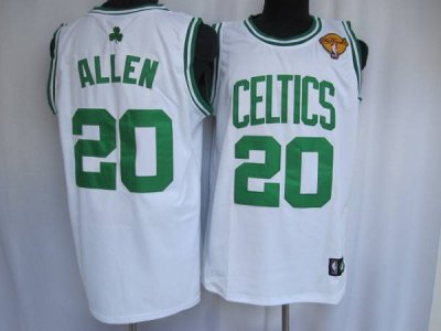 Jerseys Factory Cheap Celtics #20 Ray Allen Stitched White Final