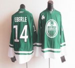Jerseys Factory Cheap Oilers St Patty's Day #14 Jordan Eberle Gr