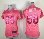 Jerseys Factory Cheap Nike Broncos #58 Von Miller Pink Sweethear