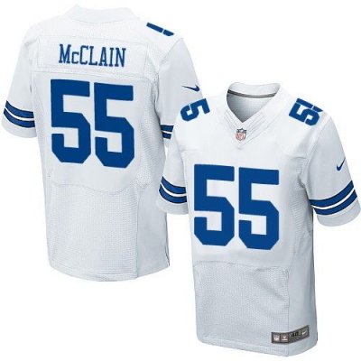 Jerseys Factory Cheap Nike Cowboys #55 Rolando McClain White Men