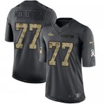 Jerseys Factory Cheap Nike Broncos #77 Karl Mecklenburg Black Me