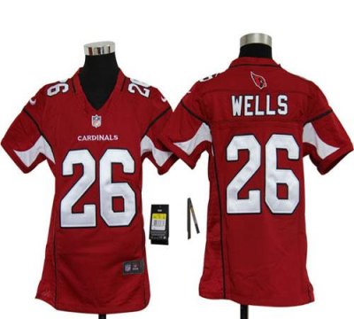 Jerseys Factory Cheap Nike Cardinals #26 Chris Wells Red Team Co