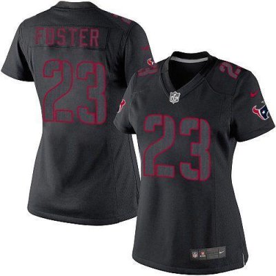Jerseys Factory Cheap Nike Texans #23 Arian Foster Black Impact