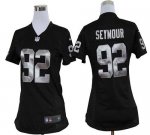 Jerseys Factory Cheap Nike Raiders #92 Richard Seymour Black Tea
