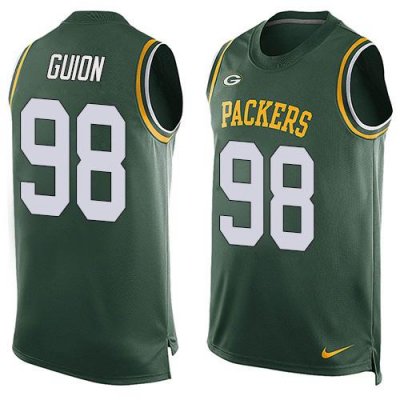 Jerseys Factory Cheap Nike Packers #98 Letroy Guion Green Team C